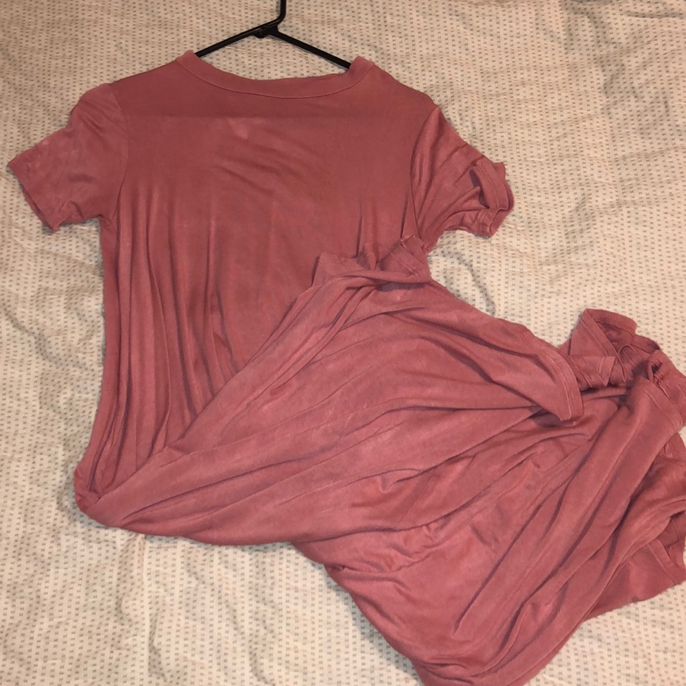 Pink swing dress